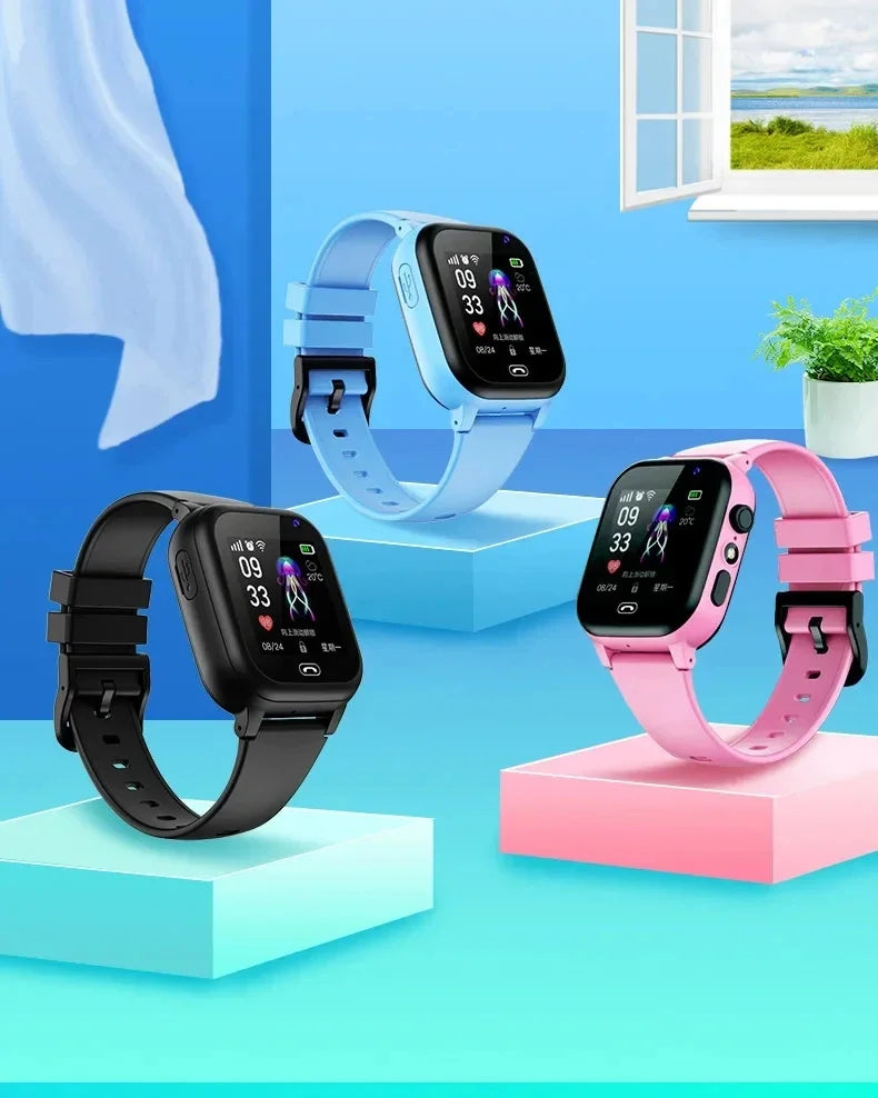 Kids Phone Smartwatch, S30 Camera Wristwatch with Listed SOS Calling, SIM Card Support, Alarm Clock and App Setup for Everyday Family Check-Ins