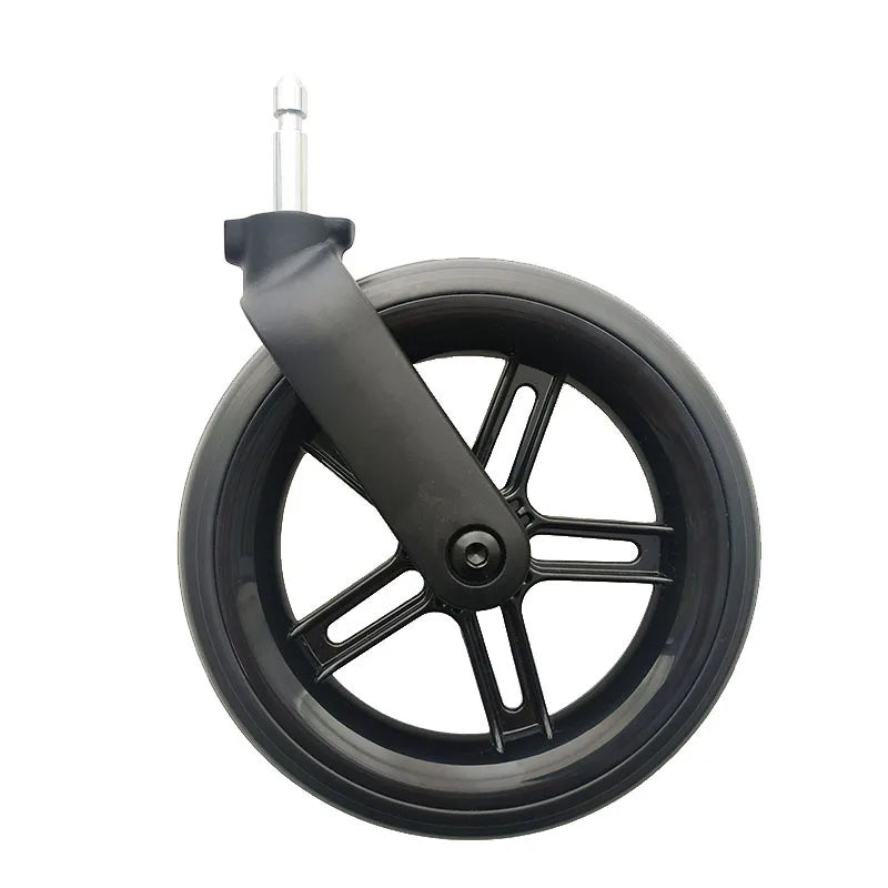 Melio Stroller Replacement Wheel, 17 cm Front or Rear Wheel for Cybex Melio 2/3/Carbon/Pro Series, Single Wheel Accessory for Melio Only