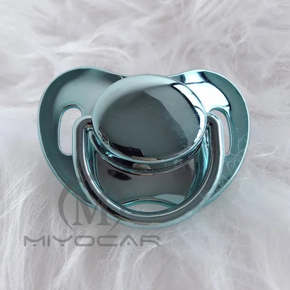 Metallic Baby Pacifier by MIYOCAR, Decorative Bling Dummy in P8 P9 P10 Styles with 0-6, 6-18 and 18-24 Month Size Options for Infants and Toddlers