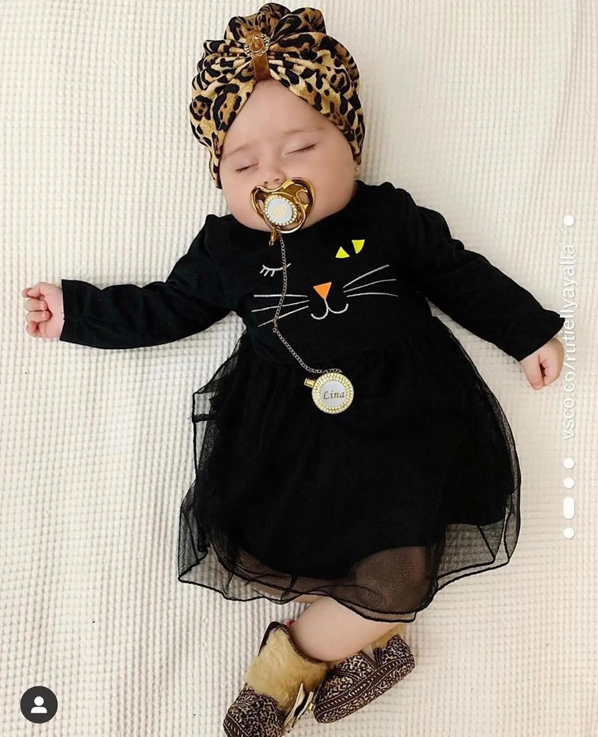 Personalized Crown Pacifier and Clip Set by MIYOCAR with Custom Name Detail, Rhinestone Decoration and Multiple Color Options for Keepsake Gifts
