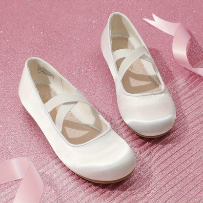 Buckle-Strap Girls Mary Jane Ballet Flats - Classic Dress Shoes with Adjustable Strap, Round Toe, Multiple Colors for Toddler, Little Kid & Big Kid, Perfect for Parties, Weddings & Everyday Wear