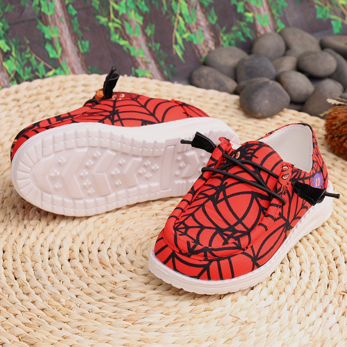 Boys Red Mesh Sneakers, Lightweight Breathable Casual Shoes for Toddler, Little Kid and Big Kid Indoor or Outdoor Spring and Fall Wear