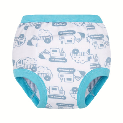 Boys' Potty Training Underwear 6-Pack, Soft Absorbent Toddler Training Pants in Mixed Colors, Multiple Listed Sizes for Everyday Toilet Learning