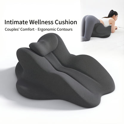 Memory Foam Maternity Body Pillow for Full-Body Lounging, Compressible Pregnancy Support Cushion for Bed or Sofa, Portable Gift for Expecting Moms