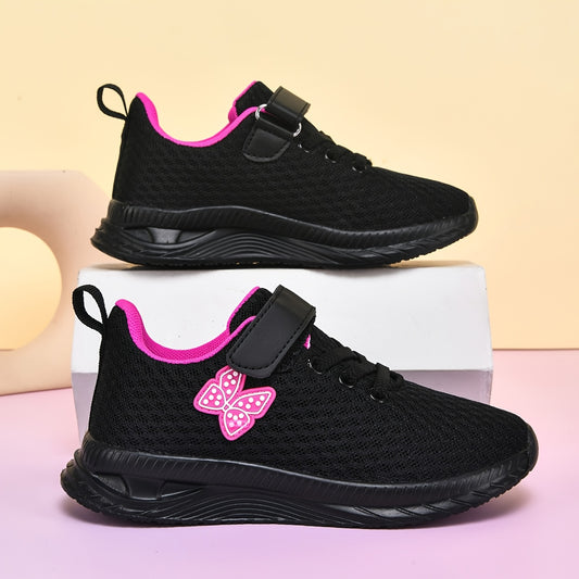 Youth Low-Top Running Sneakers for Kids, Breathable Lightweight Lace-Up Sports Shoes with Cushioned Feel for Everyday Walking and Active Play