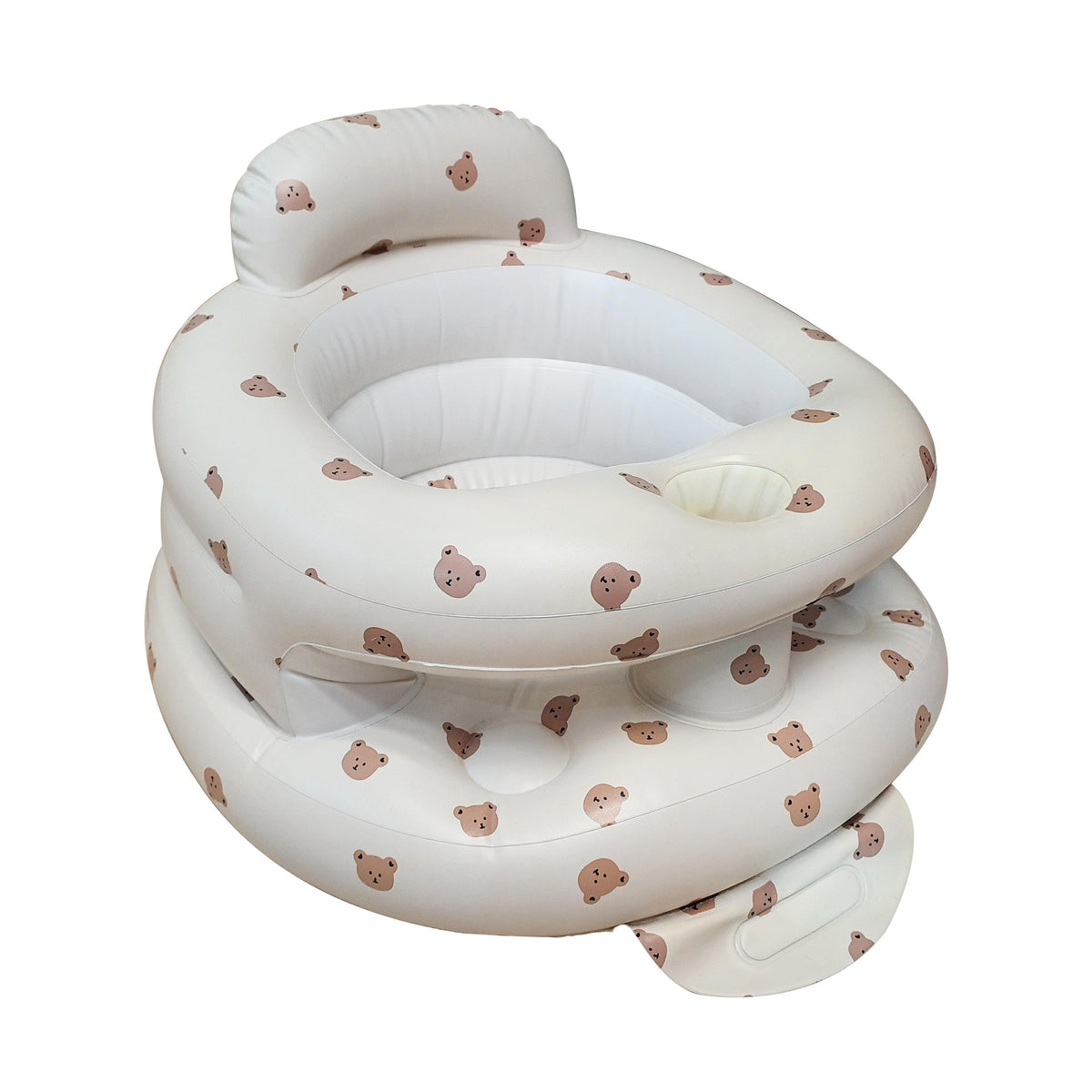 Inflatable Baby Sit-Up Chair Seat for Learning to Sit, Spine-Safe Infant Sitting Support Sofa, Portable Posture Training Gadget for Babies Practicing Independent Upright Sitting at Home