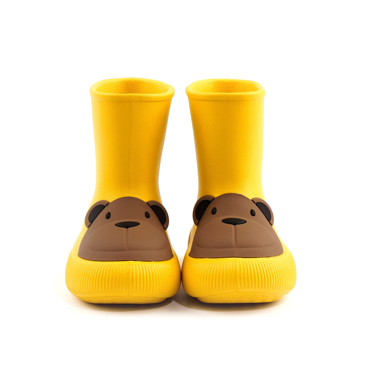 Bunny Paw Rain Boots for Kids, Lightweight Waterproof EVA Boots with Bear & Bunny Designs, Non-Slip Sole and Toddler-to-Big-Kid Sizes for Wet-Weather Play