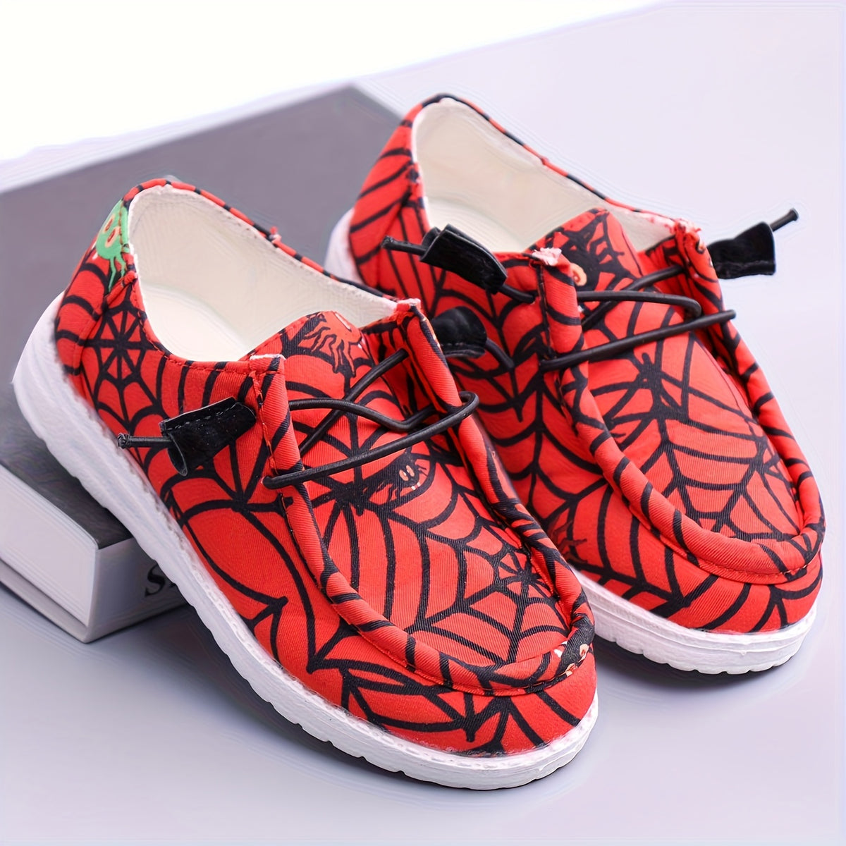Boys Red Mesh Sneakers, Lightweight Breathable Casual Shoes for Toddler, Little Kid and Big Kid Indoor or Outdoor Spring and Fall Wear
