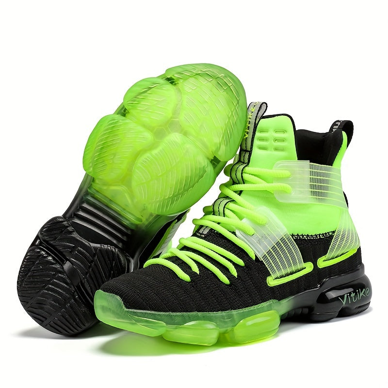 Blue Kids Running and Tennis Sneakers for Boys and Girls, Sporty Everyday Shoes in Little Kid and Big Kid Sizes for Active Casual Outfits