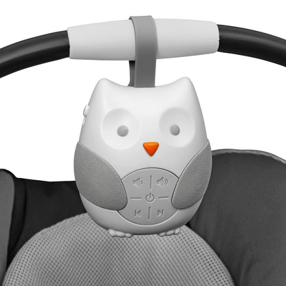 Infant Sound Machine with 5 Soothing Sounds and 3 Timer Settings, Portable White Noise Soother for Nursery Routines, Travel and Baby Registry Gifts