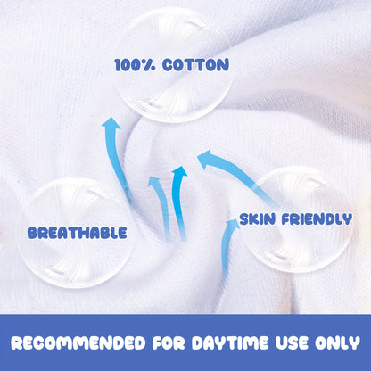Cotton Training Underwear for Toddler Boys, 6-Pack Soft Absorbent Potty Pants, 100% Cotton, Sizes 12-24M to 5T