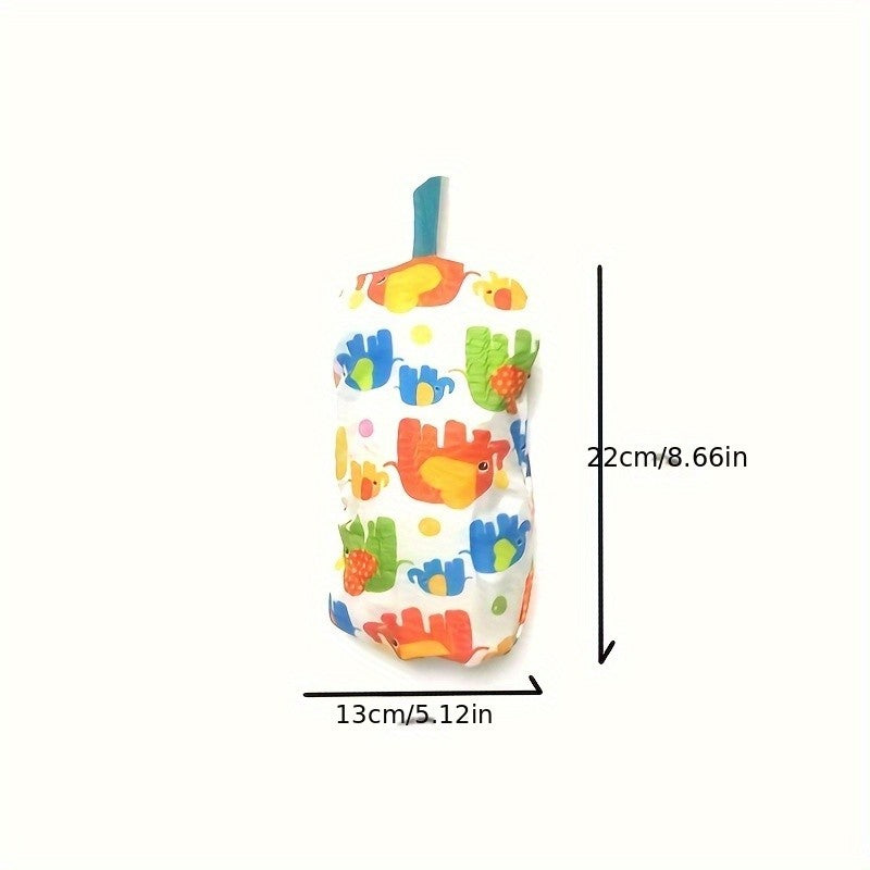 Baby Shopping Cart Seat Cover and High Chair Cushion, Portable Machine-Washable Padded Seat with Safety Straps and Attached Storage Bag