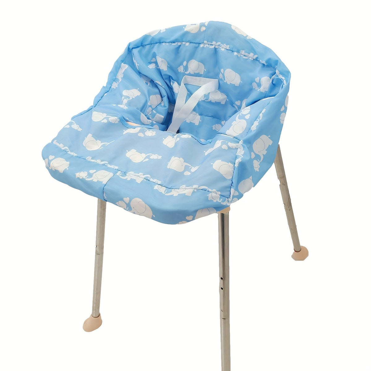 Shopping Cart Cover for Baby with High Chair Cushion, Soft Fold-Away Seat Protector with Adjustable Straps, Phone Pocket and Toy Loops