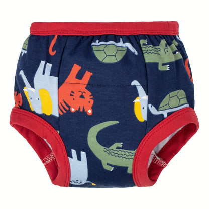 Cotton Training Underwear for Toddler Boys, 6-Pack Soft Absorbent Potty Pants, 100% Cotton, Sizes 12-24M to 5T