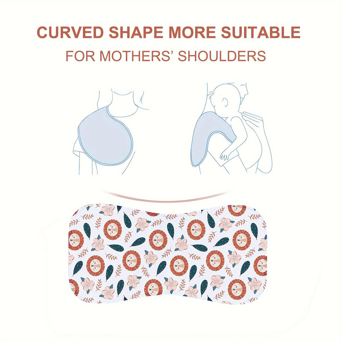 Baby Burp Cloths 10-Piece Set with Printed Style Options, Newborn Spit-Up Cloths and Washcloths for Boys and Girls, Everyday Feeding Essentials