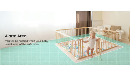 2K WiFi Baby Monitor with 5-Inch Screen and Camera, BOIFUN Nursery Video Monitor with Night Vision, Auto Tracking, Two-Way Audio and Smartphone App