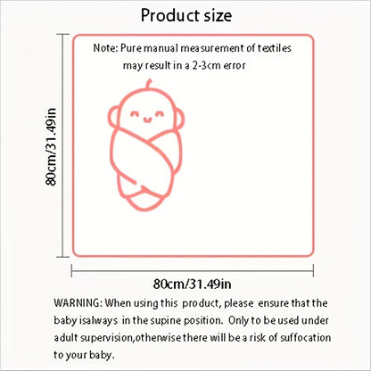 Hooded Baby Bath Towel 31.5 x 31.5 Inches, Soft Absorbent Polyester Bath Wrap with Reinforced Edges for Supervised After-Bath Drying in Pink or Sky Blue