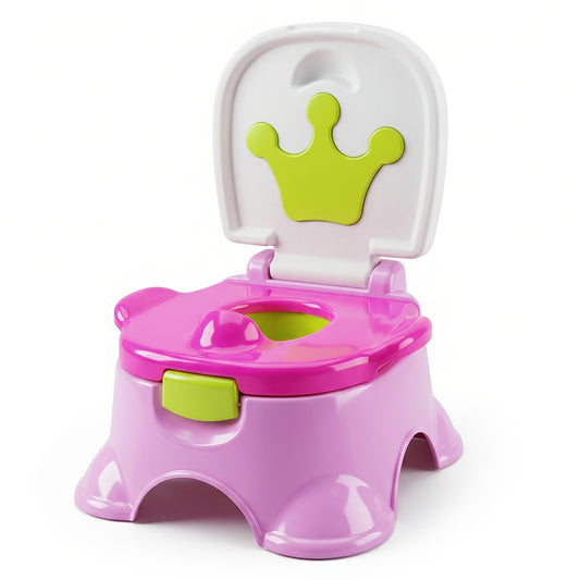 Toddler Potty Chair 3-in-1 Toilet Training Set with Removable Seat Ring and Step Stool for Boys and Girls Learning Independent Bathroom Routines