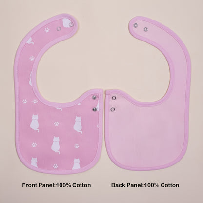 12-Pack Adjustable-Snap Baby Bibs for Feeding, Teething and Drool, Absorbent Bib Set for Boys and Girls, Everyday Infant Care
