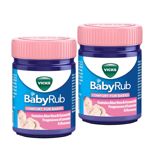 Baby Soothing Rub 50ml by Vicks BabyRub, Non-Medicated Moisturizing Ointment with Aloe Vera, Coconut Oil, Lavender and Rosemary for Babies 3 Months and Older